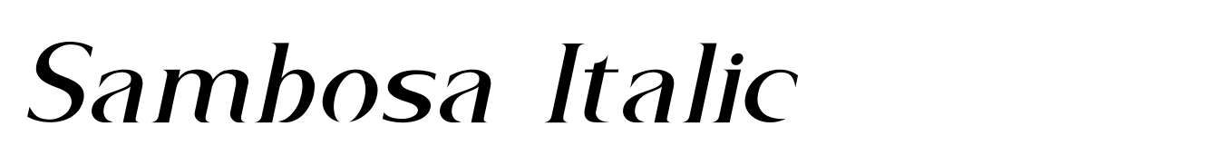 Sambosa Italic